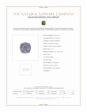 1.63 Ct. Sapphire from Ceylon (Sri Lanka) Scan Report