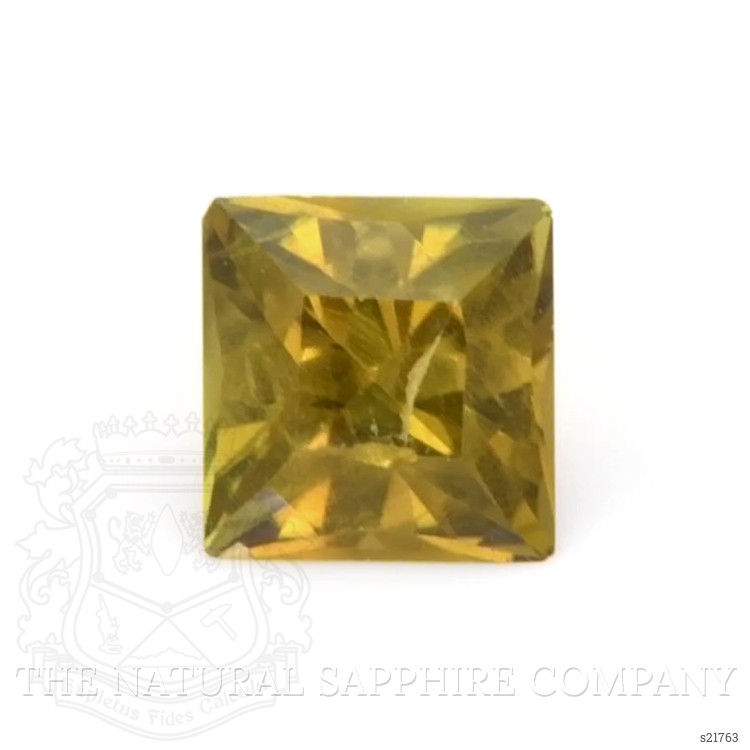 0.43 Ct. Greenish Yellow Sapphire from Ceylon (Sri Lanka)