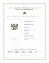 1.50 Ct. Green Sapphire from Ceylon (Sri Lanka) Scan Report