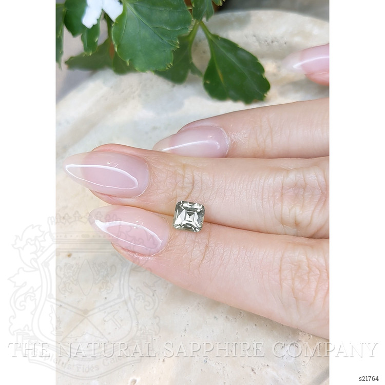 1.50 Ct. Green Sapphire from Ceylon (Sri Lanka)