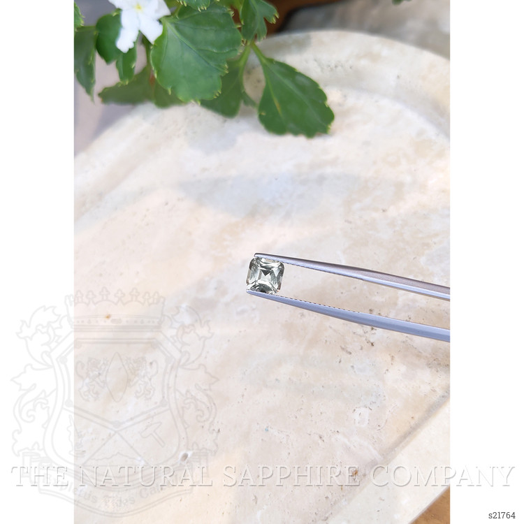 1.50 Ct. Green Sapphire from Ceylon (Sri Lanka)