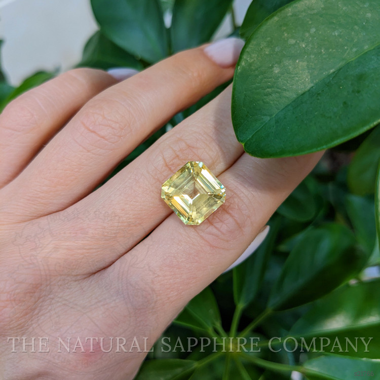 10.55 Ct. Yellow Sapphire from Ceylon (Sri Lanka)