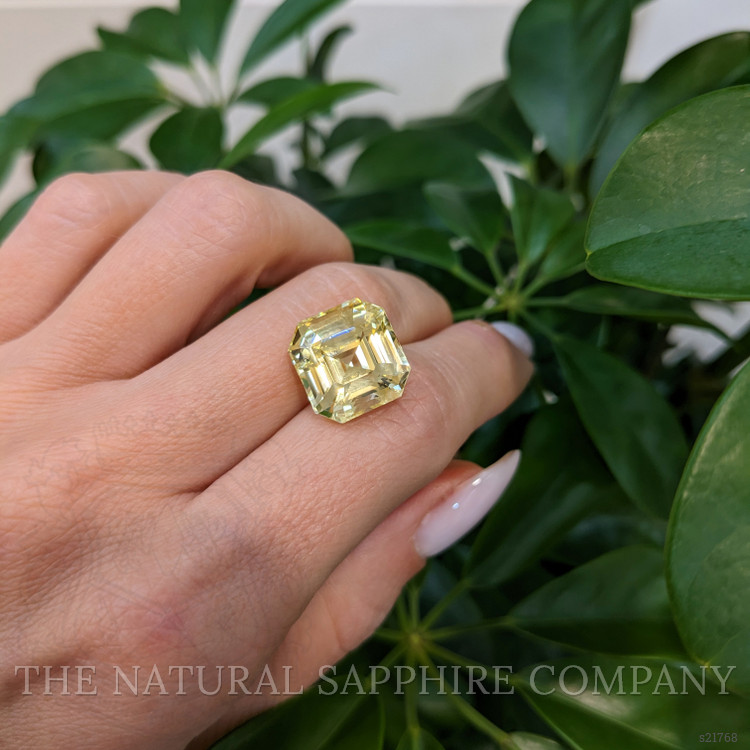 15.17 Ct. Yellow Sapphire from Ceylon (Sri Lanka)