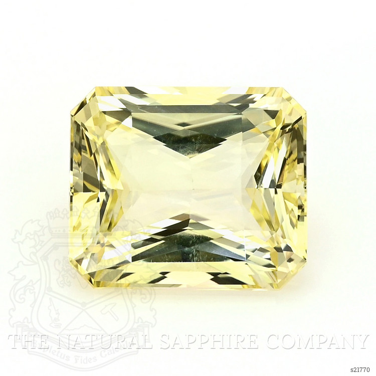 12.33 Ct. Yellow Sapphire from Ceylon (Sri Lanka)