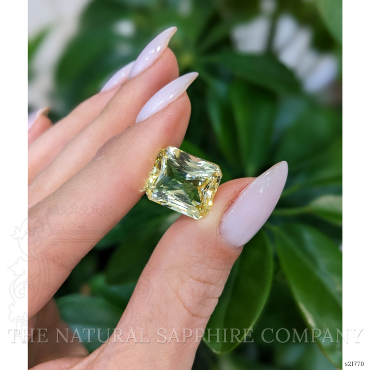 12.33 Ct. Yellow Sapphire from Ceylon (Sri Lanka)