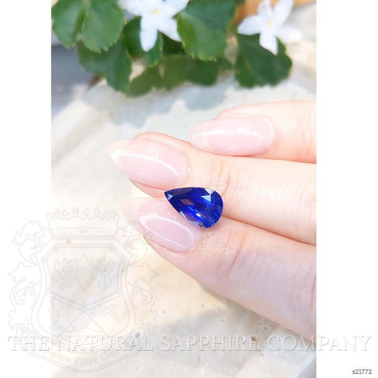 4.68 Ct. Blue Sapphire from Ceylon (Sri Lanka)