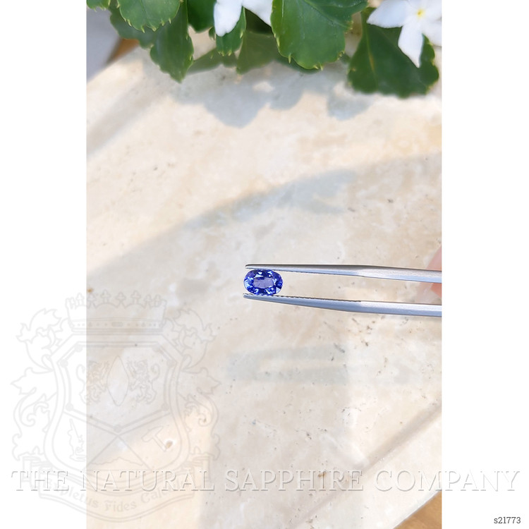 1.01 Ct. Blue Sapphire from Ceylon (Sri Lanka)