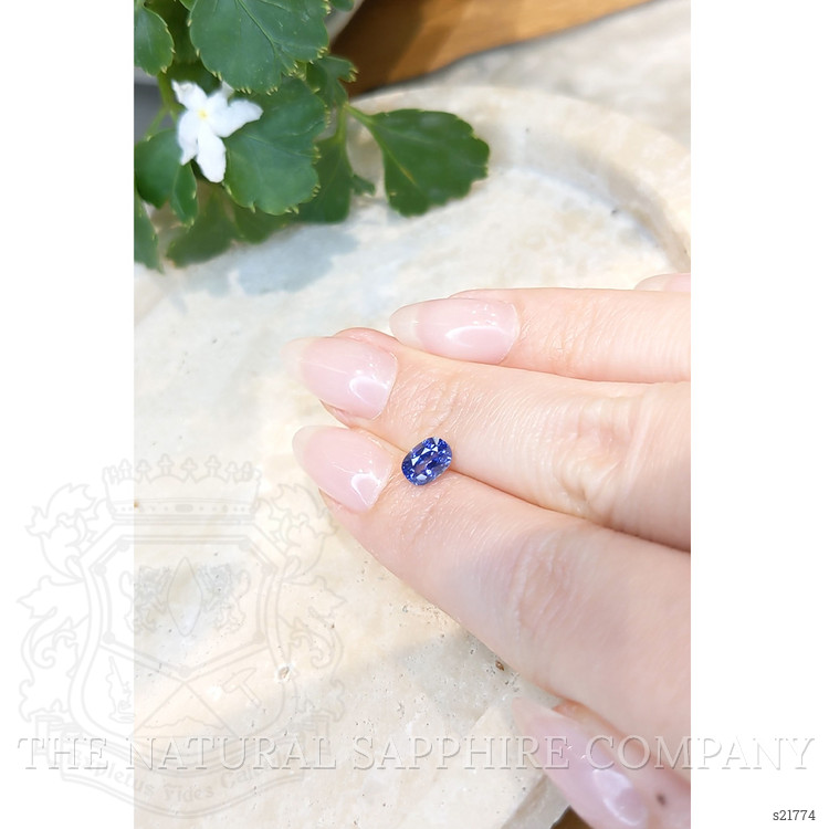 1.12 Ct. Blue Sapphire from Ceylon (Sri Lanka)