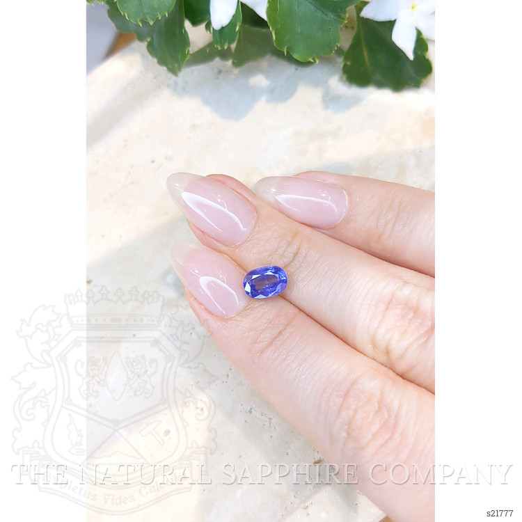 1.72 Ct. Blue Sapphire from Ceylon (Sri Lanka)