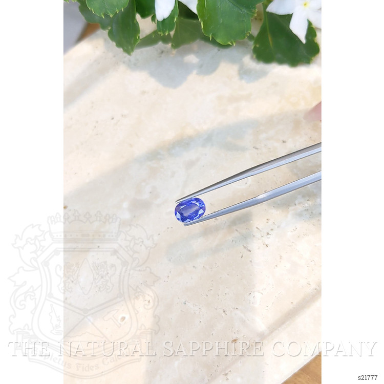 1.72 Ct. Blue Sapphire from Ceylon (Sri Lanka)
