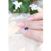 0.71 Ct. Blue Sapphire from Ceylon (Sri Lanka) Life Style