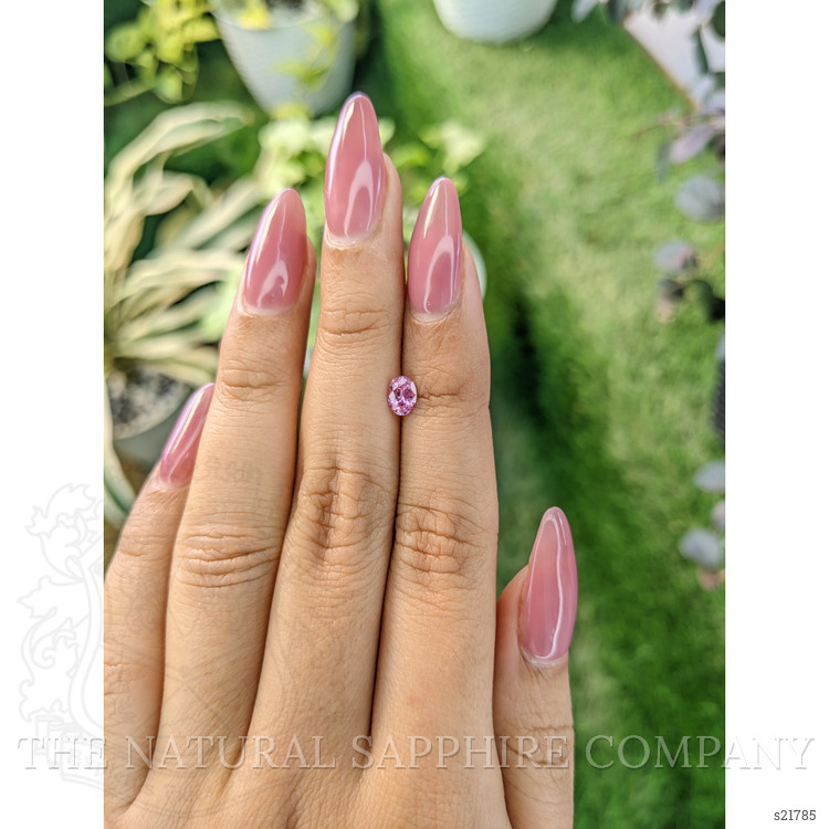 0.51 Ct. Pink Sapphire from Ceylon (Sri Lanka)