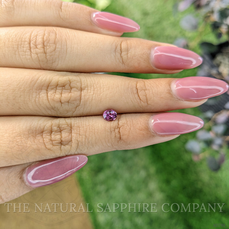 0.42 Ct. Purplish Pink Sapphire from Ceylon (Sri Lanka)