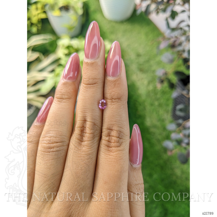 0.58 Ct. Pink Sapphire from Ceylon (Sri Lanka)
