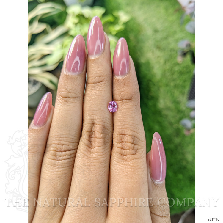 0.60 Ct. Purplish Pink Sapphire from Ceylon (Sri Lanka)
