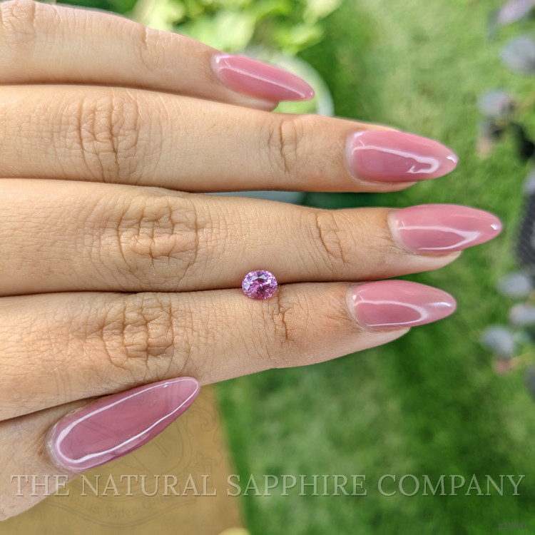 0.60 Ct. Purplish Pink Sapphire from Ceylon (Sri Lanka)