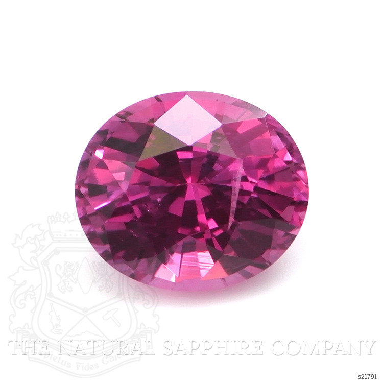 0.85 Ct. Reddish Pink Sapphire from Ceylon (Sri Lanka)