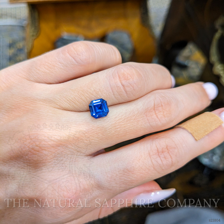 1.83 Ct. Blue Sapphire from Ceylon (Sri Lanka)