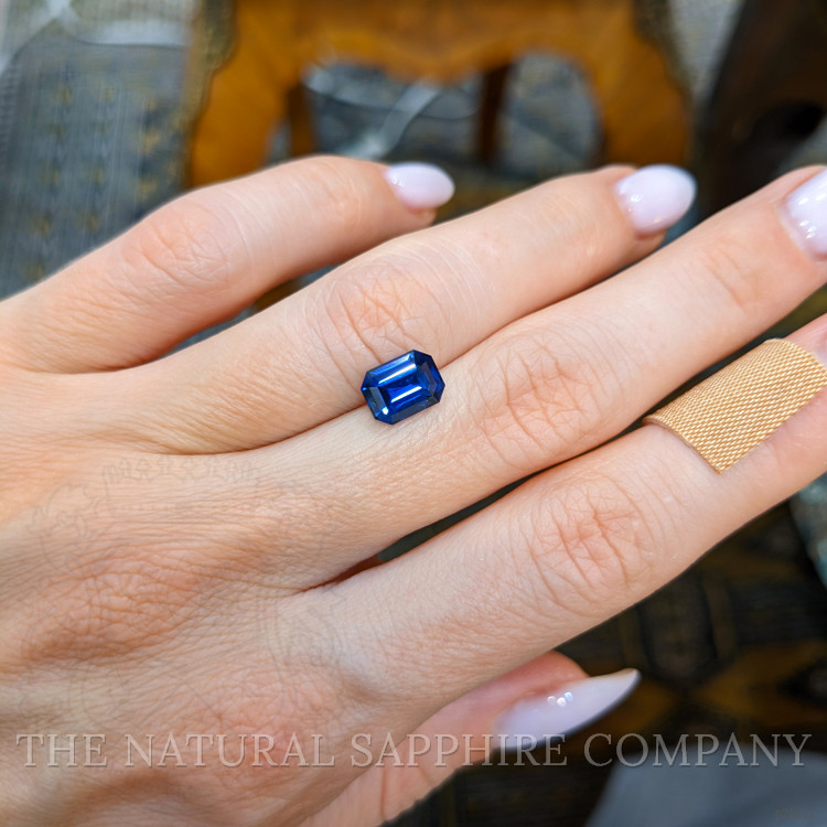2.08 Ct. Blue Sapphire from Ceylon (Sri Lanka)