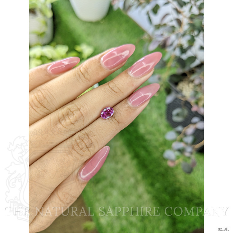 1.44 Ct. Pinkish Purple Sapphire from Ceylon (Sri Lanka)