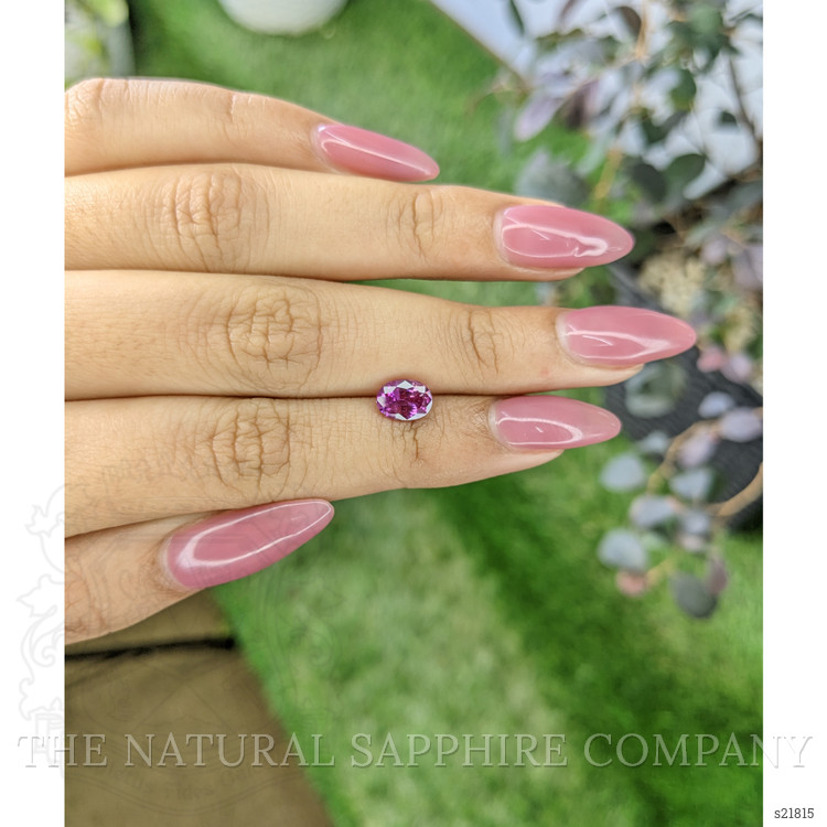 1.44 Ct. Pinkish Purple Sapphire from Ceylon (Sri Lanka)