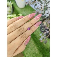 1.05 Ct. Pinkish Purple Sapphire from Ceylon (Sri Lanka) Life Style
