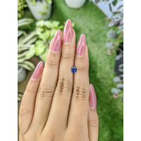 0.61 Ct. Blue Sapphire from Ceylon (Sri Lanka) Life Style