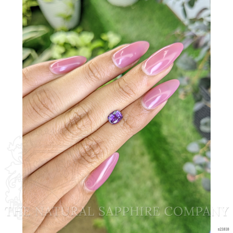 1.12 Ct. Purple Sapphire from Ceylon (Sri Lanka)