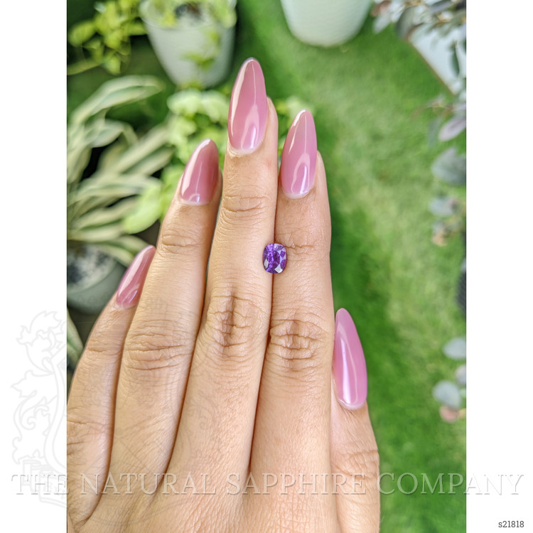 1.12 Ct. Purple Sapphire from Ceylon (Sri Lanka)