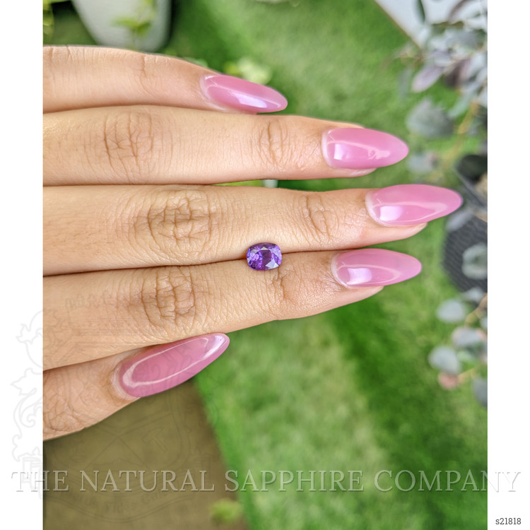 1.12 Ct. Purple Sapphire from Ceylon (Sri Lanka)