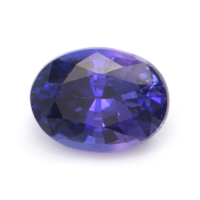 0.83 Ct. Violet Sapphire from Ceylon (Sri Lanka) Video