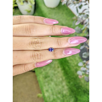 0.83 Ct. Violet Sapphire from Ceylon (Sri Lanka) Life Style