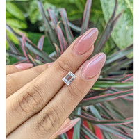 1.57 Ct. White Sapphire from Ceylon (Sri Lanka) Life Style