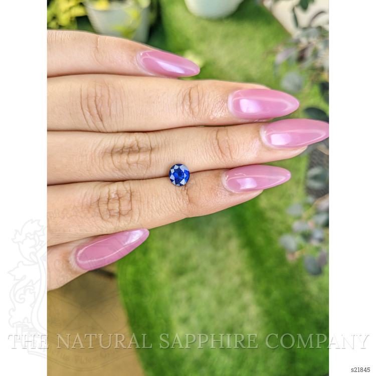 1.29 Ct. Blue Sapphire from Ceylon (Sri Lanka)