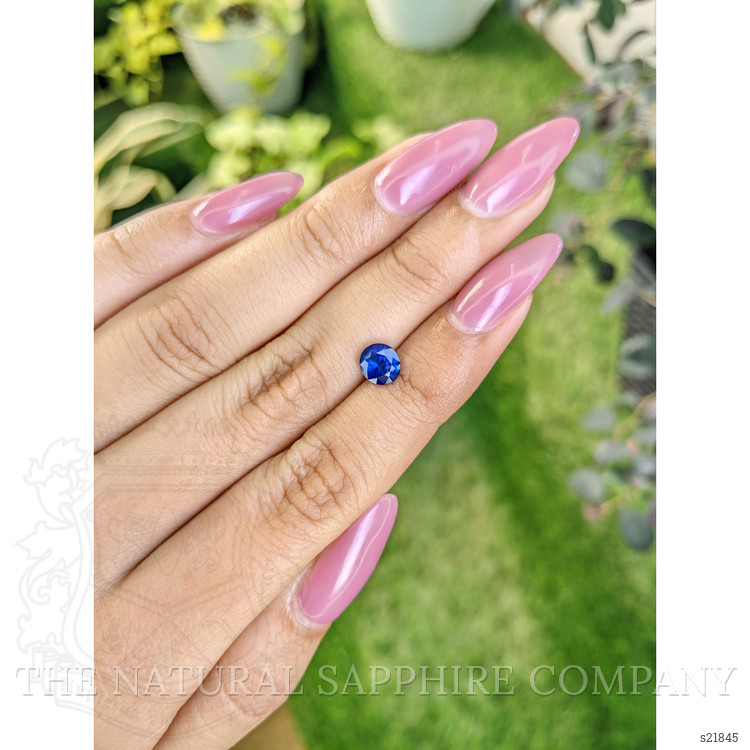 1.29 Ct. Blue Sapphire from Ceylon (Sri Lanka)
