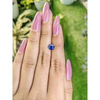 1.29 Ct. Blue Sapphire from Ceylon (Sri Lanka) Life Style