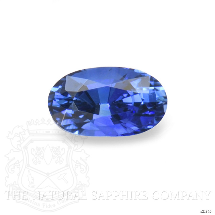 0.87 Ct. Blue Sapphire from Ceylon (Sri Lanka)