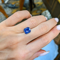 2.60 Ct. Blue Sapphire from Ceylon (Sri Lanka) Life Style