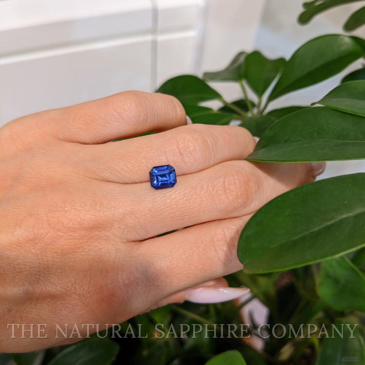 2.07 Ct. Blue Sapphire from Ceylon (Sri Lanka)