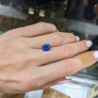 2.48 Ct. Blue Sapphire from Ceylon (Sri Lanka) Life Style