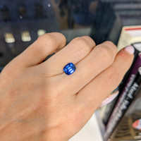 2.29 Ct. Blue Sapphire from Ceylon (Sri Lanka) Life Style