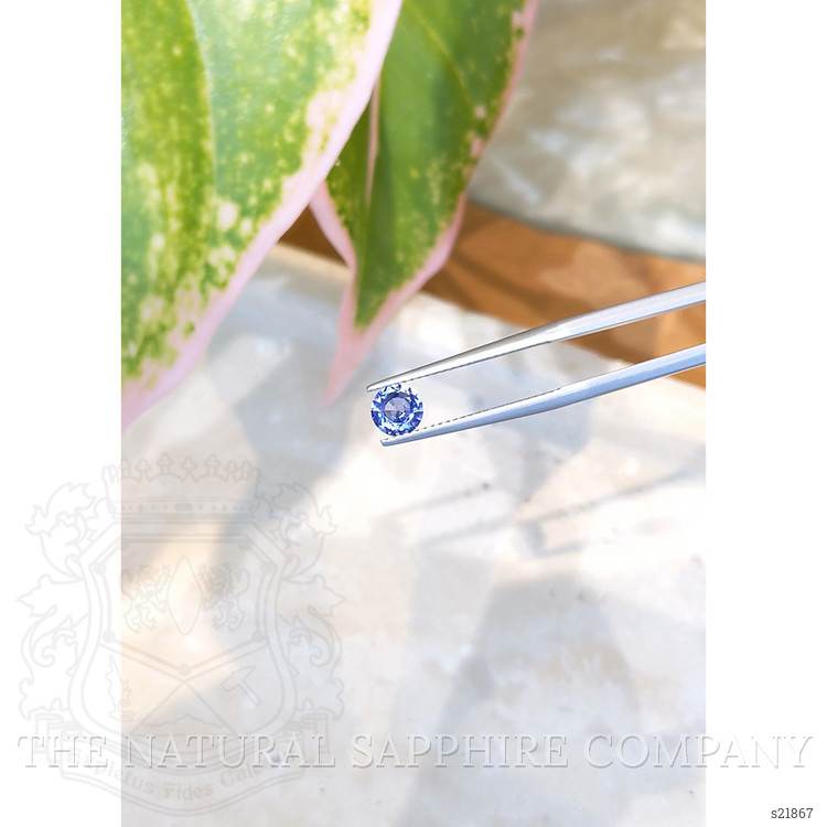 0.76 Ct. Blue Sapphire from Ceylon (Sri Lanka)