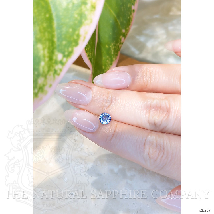 0.76 Ct. Blue Sapphire from Ceylon (Sri Lanka)