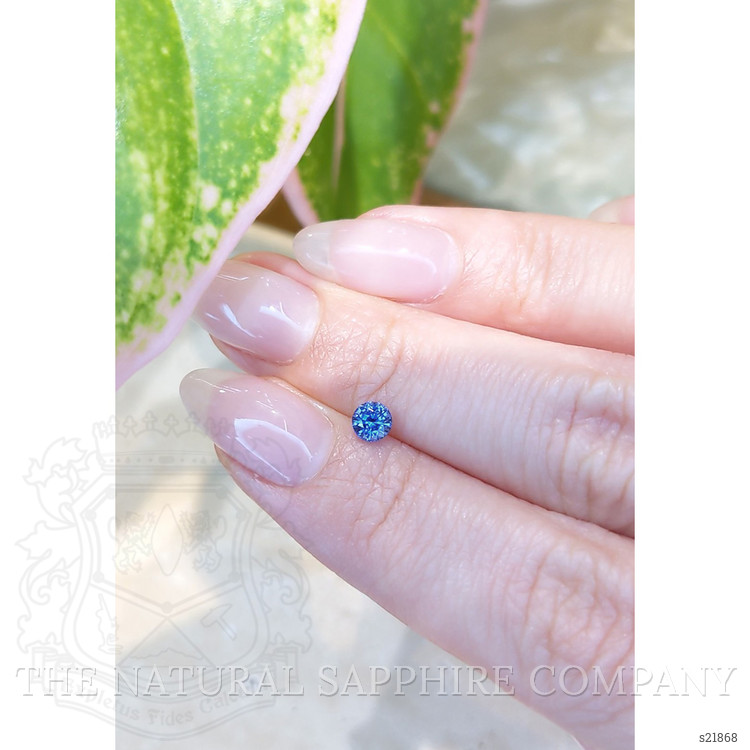 0.46 Ct. Blue Sapphire from Ceylon (Sri Lanka)
