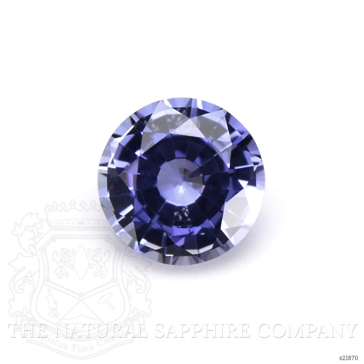 0.76 Ct. Purplish Blue Sapphire from Ceylon (Sri Lanka)