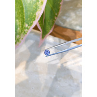 0.76 Ct. Purplish Blue Sapphire from Ceylon (Sri Lanka) Life Style