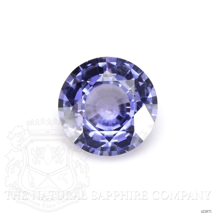 0.88 Ct. Purplish Blue Sapphire from Ceylon (Sri Lanka)