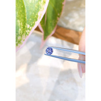 0.88 Ct. Purplish Blue Sapphire from Ceylon (Sri Lanka) Life Style