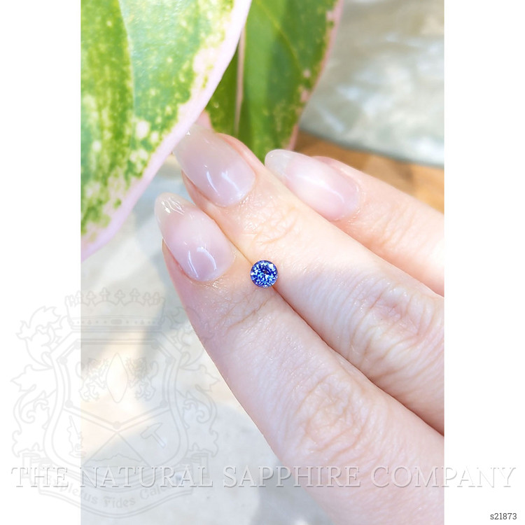 0.46 Ct. Blue Sapphire from Ceylon (Sri Lanka)