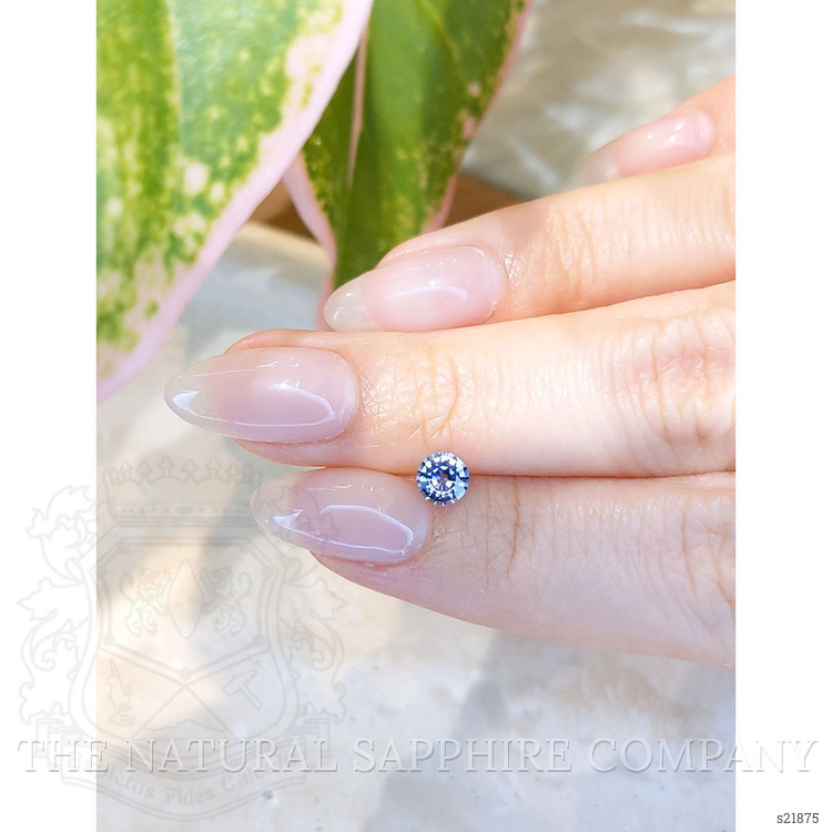 0.61 Ct. Blue Sapphire from Ceylon (Sri Lanka)